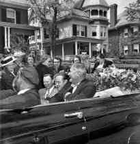 Bob Hope in Packard car